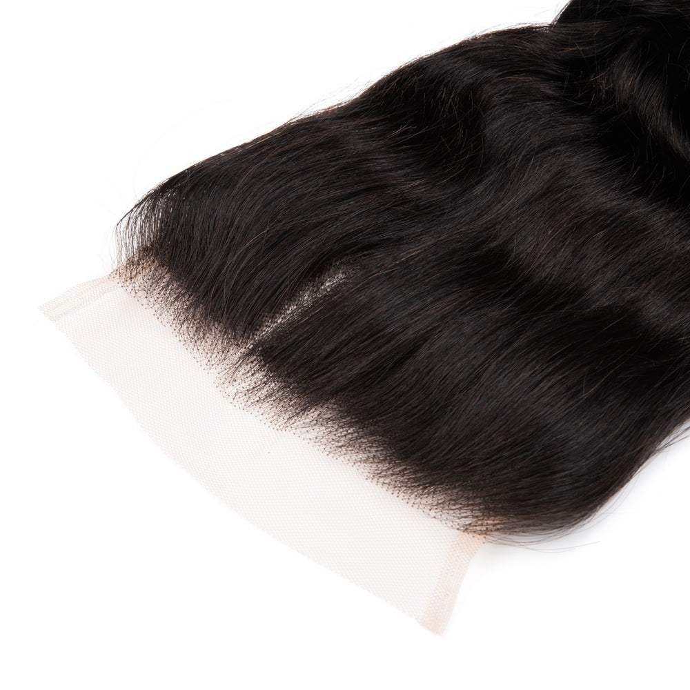 4×4 Premium Hair Quality 100% Human Hair Loose Deep Lace Closure