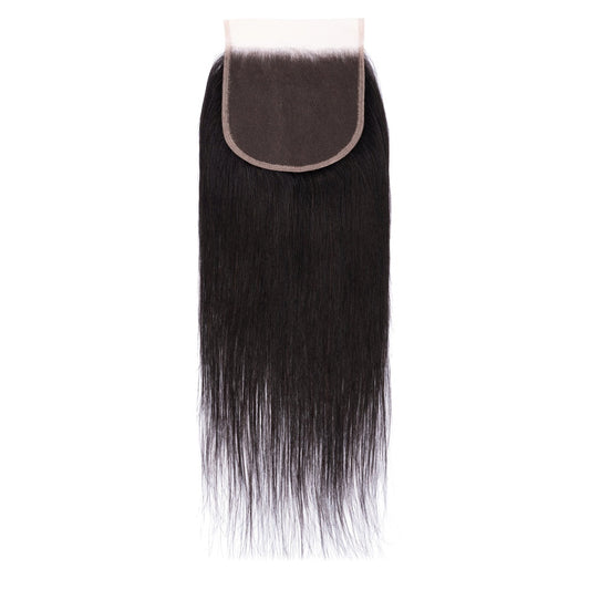 5×5 Straight Hair Brazilian Lace Closure Virgin Human Hair